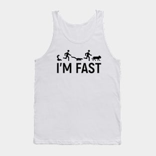 The Office Dwight Schrute I’m Fast Black Tank Top